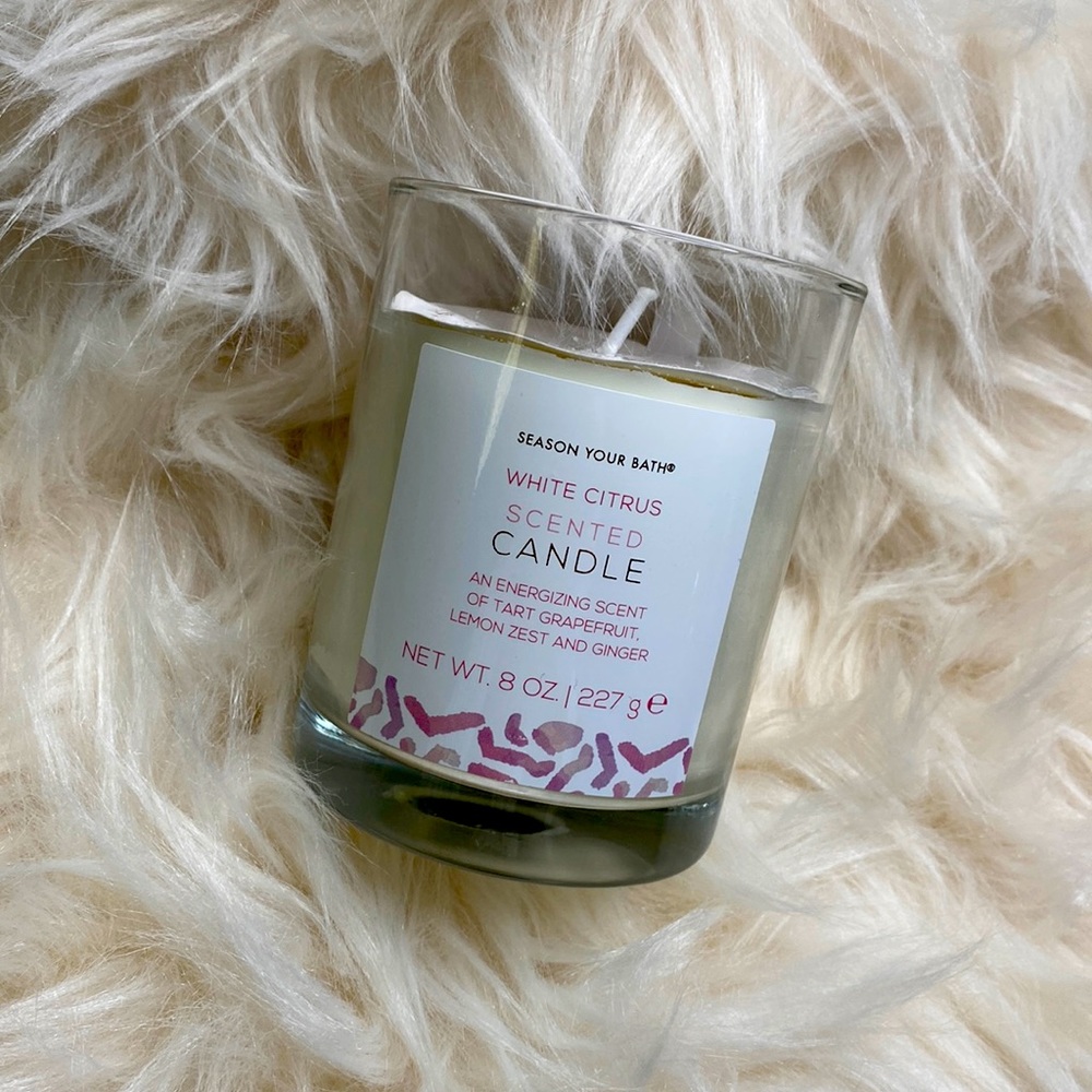 **NEW** White Citrus Candle